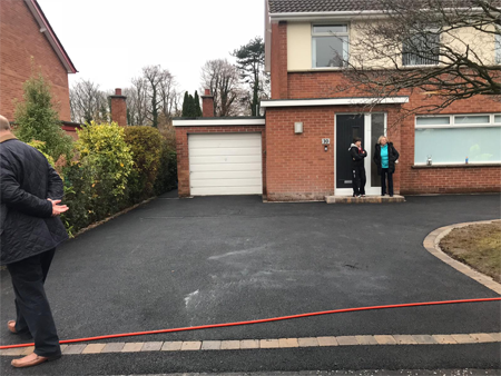 Tarmac driveway surfacing in London